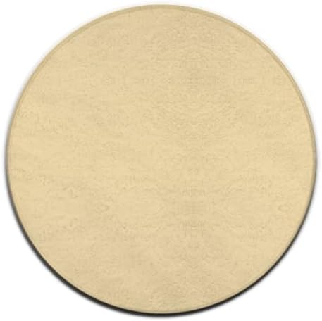 Large Round Area Rug Home Decor Modern Bathroom Rug Kitchen Office Circle Rug for Living Room Sofa Circle Cute Mat Yellow, 36inch