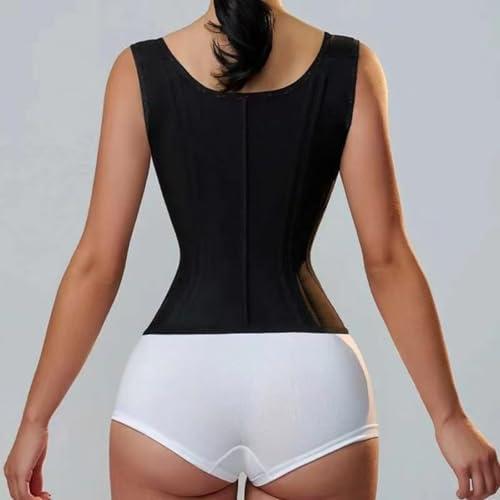 PetPhindU Shoulder Straightener Posture Corrector, Waist Trainer for Women, Tummy Control Sports Girdle Posture Corrector (Black,XX-Large)