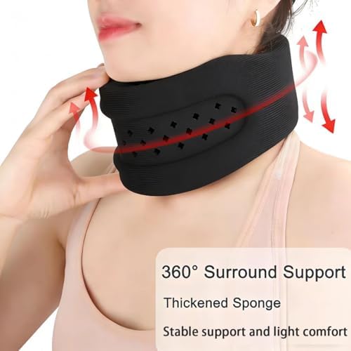 Neck Brace Support Cervical Collar(Black)