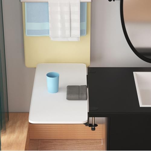 Comfort Desk Extender Armrest Shelf Modified Keyboard Tray Length 52 60 68 75cm - Ergonomics 90° Foldable Space Saving - Support Elbow Arm - Keyboard and Mouses Platforms