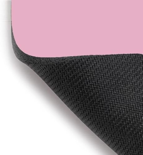 Small Mouse Pad, 6 x 8 Inch Mini Mouse Pad for Keyboard Tray Laptop Wireless Mouse Home Office Travel, Portable & Washable (Pink)