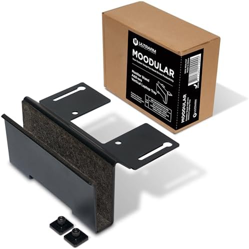 ULTRARM Moodular Vertical Laptop Tray Add-On for Rails, Do Not Use Alone