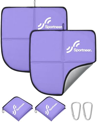 Sportneer Sitting Pad, Lightweight Waterproof Folding Seat Pad for Backpacking, 15.75'' x 15.75'' Portable Camping Seat Mat for Hiking, Picnics & Outdoor Use
