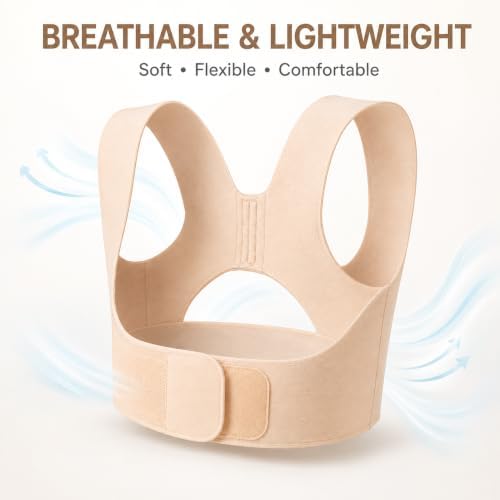 Posture Corrector, Adjustable Upper Back Support Brace, One Size