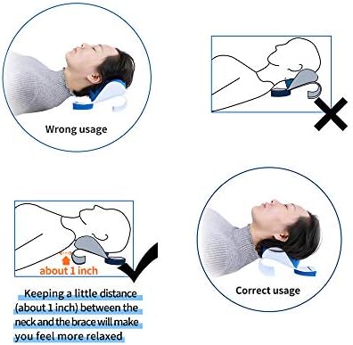 REARAND® Neck and Shoulder Relaxer - Ergonomic Neck Stretcher for Pain Relief, Chiropractic Pillow for Hump Spine Alignment, TMJ Muscle Relaxation, Tension Headache Relief, and Insomnia Relief