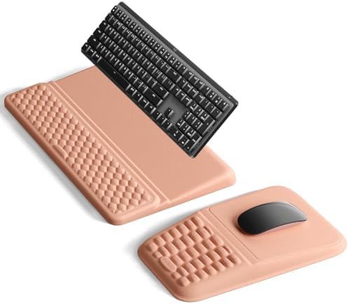 Vaydeer Keyboard Stand and Mouse Pad Set, Soft Memory Foam Wrist Rest
