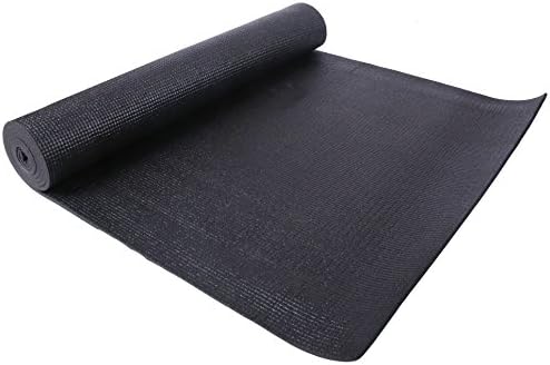 Fitvids All Purpose 1/4-Inch High Density Anti-Tear Exercise Yoga Mat with Carrying Strap with Optional Yoga Blocks, Multiple Colors