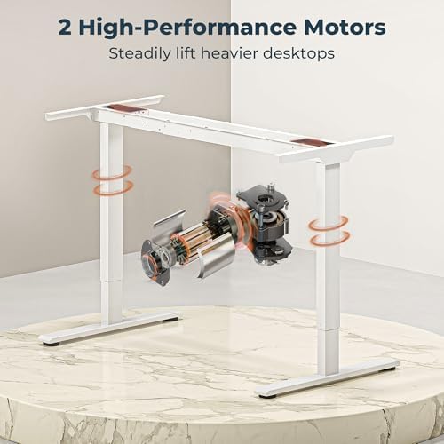 71''x31''Dual Motor Adjustable Large Standing Desk for Home Office