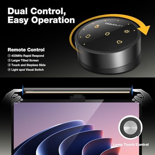 Douxlife Monitor Light Bar Eye-Care Computer Screen Lamp for Home Office