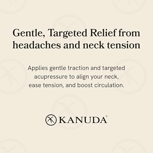 Kanuda Head Nap – Cervical Traction Device for Neck Pain Relief, Ergonomic Neck Tension Relief Tool Designed by Physical Therapist for Posture & Alignment