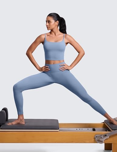 CRZ YOGA Butterlift Scoop Neck Crop Tank Top