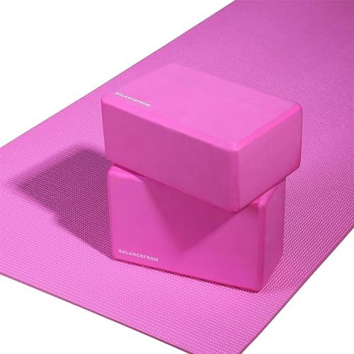 Fitvids All Purpose Thick High Density No Tear Exercise Yoga Mat with Strap & Lightweight Features for Indoor & Outdoor Use