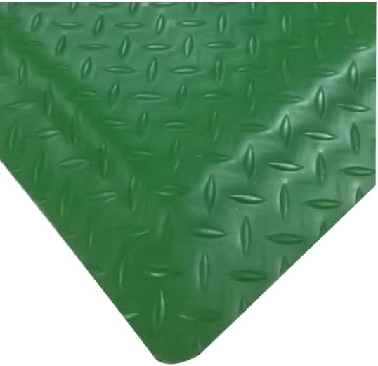 1 Pack Odorless Anti-Fatigue Mat Anti-Static Anti-Fatigue Inline Foot Mat (Green,0.9Mx0.6Mx20mm)