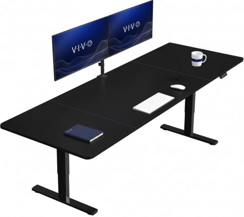 VIVO Black 83 x 30 in Standing Desk, DESK-KIT-1B8B