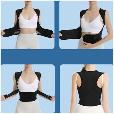 Posture Corrector for Men and Women – Lightweight, Adjustable Support for Neck, Shoulder, and Back Pain Relief – Invisible Under Clothing Posture Corrector(Large)