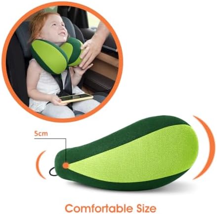 INFANZIA Kids Travel Neck Pillow for Ages 3 Years and up, for CarSeat Plane