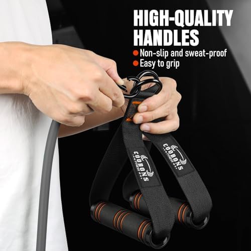 Resistance Bands with Handles, 175lb Exercise Bands for Working Out