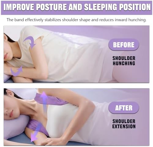 Shoulder Brace for Sleeping & Sleeping Mask, Provide Nighttime Support