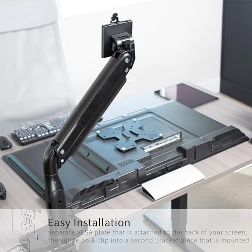 VIVO Large Adapter VESA Mount Quick Release Bracket Kit, Stand Attachment and Wall Mount Removable VESA Plate for Easy LCD Monitor and TV Screen Mounting, STAND-VAD2H