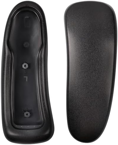 Office Chair Armrest Replacement, PU Chair Arm Pads Caps Compatible with Herman Miller Classic Aeron Chair, 1 Pair