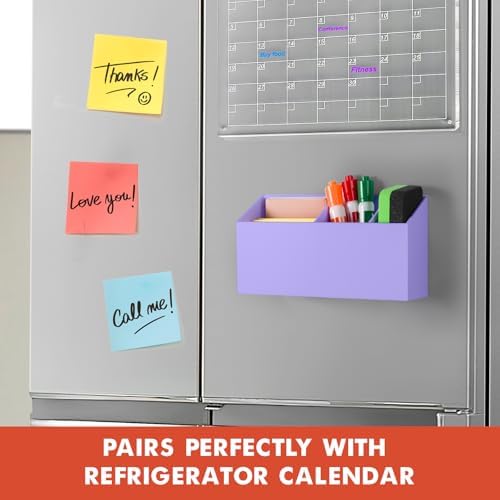 Magnetic Dry Erase Marker Holder for Whiteboard, Fridge Classroom
