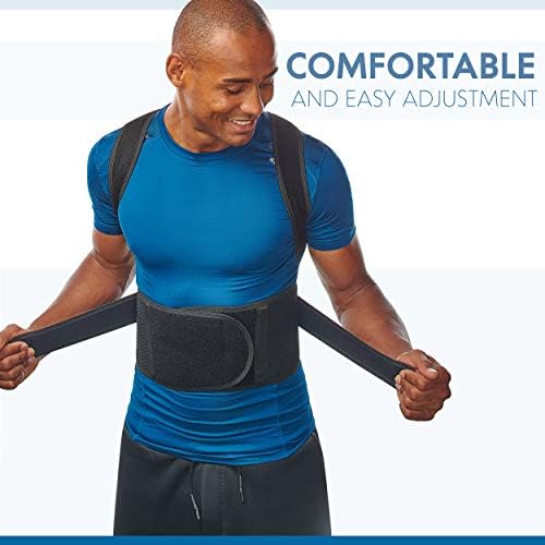 Selbite Posture Corrector for Men and Women - Back Brace for Upper and Lower Body Support - Adjustable Straightener with Pain Relief and Muscle Memory (X-Small)