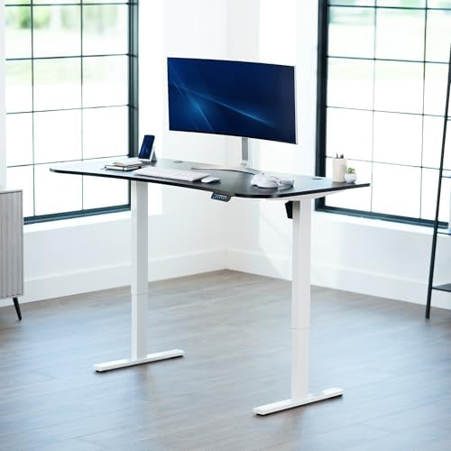 VIVO Black 63 x 32 in Standing Desk, DESK-KIT-1W1B