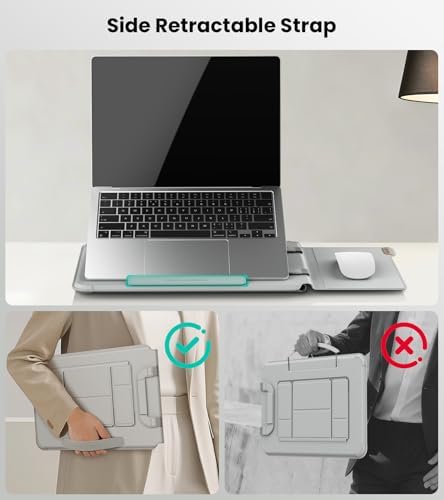 Nillkin 14 inch Laptop Sleeve with Stand (4-in-1), 2 Stand Modes, Mouse Pad