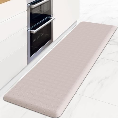 HappyTrends Kitchen Floor Mat - 4/5 Inch Thick Anti-Fatigue Kitchen Rug
