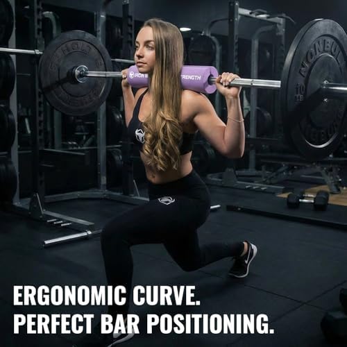 Advanced Squat Pad - Barbell Pad for Hip Thrusts, Squats & Lunges - Neck & Shoulder Squat Bar Pad Cushion Support Foam for Extra Comfort