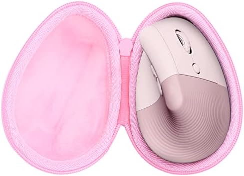 co2CREA Hard Case for Logitech Lift Vertical Ergonomic Mouse, Rose