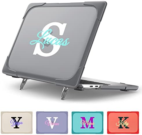 Batianda Custom Name Heavy Duty Case for MacBook Air 13 Inch 2018-2020