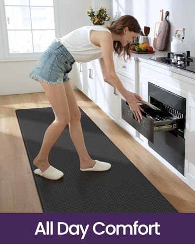 DEXI Kitchen Floor Mats Cushioned Anti Fatigue, 23x71 Standing Runner Rug
