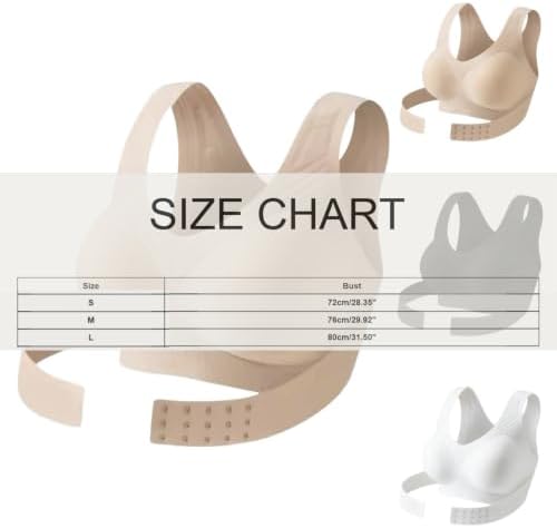 Front Closure Bras for Women Posture Corrector Cross Back Jelly Bralettes