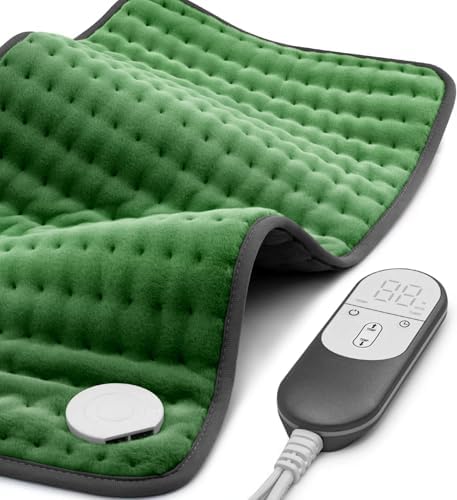 VALGELUIK Heating Pad for Back Pain Relief, 12"x24" Electric Heat Pad Gifts