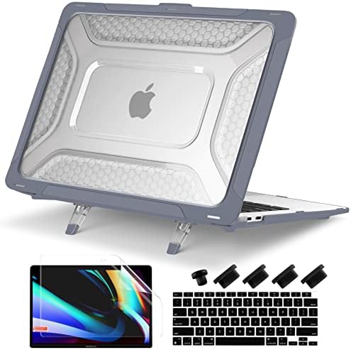 Batianda HexArmor Case for MacBook Air 13 Inch 2018-2020, Gray
