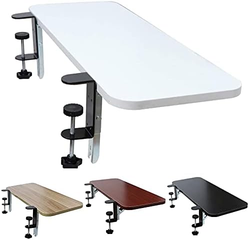 Y&J Beige/Black/White/Red Ergonomic Desk Extension Tray Clamp, Armrest Shelf Stand, Large Capacity Keyboard Tray, Posture Improvement, Punch Free Install