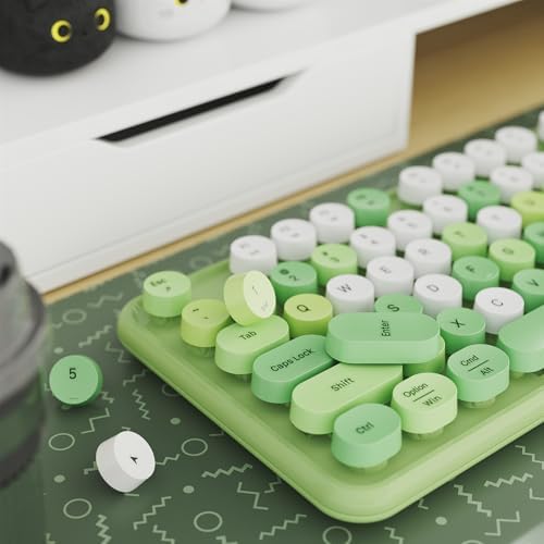 Colorful Wireless Keyboard and Mouse Combo Green Colorful
