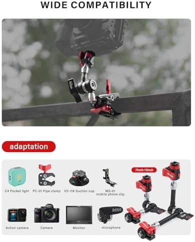 IFOOTAGE MA5-6 Spider Crab Magic Arm Camera Mount,Articulating Friction Arm