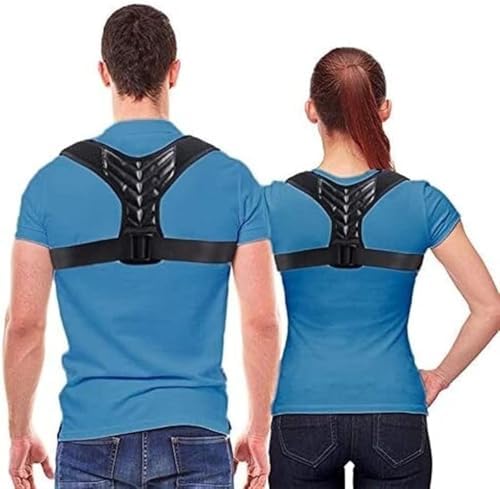 Posture Corrector for Women and Men, Posture Correction, Adjustable Back Clavicle Back Support Shoulder Strap Back Kyphosis Correction Back Posture
