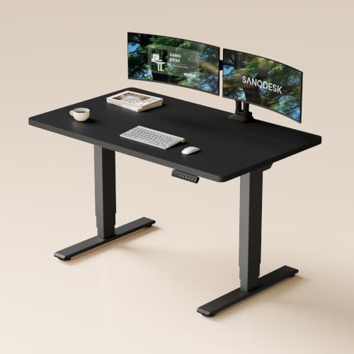 SANODESK Dual Motor Standing Desk 220lbs Height Adjustable Desk