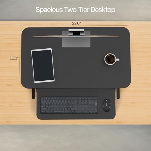 VIVO Black 28 in Standing Desk Converter, DESK-V028S