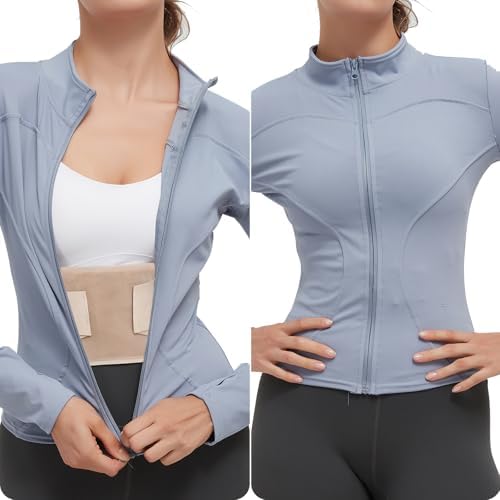 RANDY SUN Womens Back Brace, Thin Lower Waist Support Belt Compression Wrap Under Clothes Adjustable Low Back Lumbar Support Lightweight, X-large