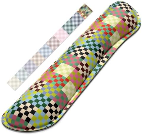 Dapesuom Keyboard Wrist Rest, Memory Foam, Ergonomic, Gaming,Vintage Multi