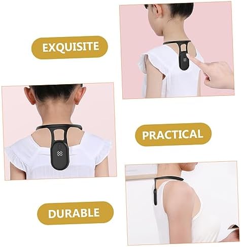 Beavorty Posture Corrector Device for Boy Girl Sitting Posture Training Sensor Hanging Neck Design with Vibration Reminder Portable Tool for Boys and Girls Eye Protection and Hunchback Prevention