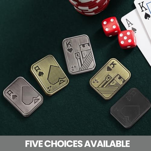 ITOKEY Fidget Toys Adults, Metal Magnetic Fidget Slider, EDC Poker Card
