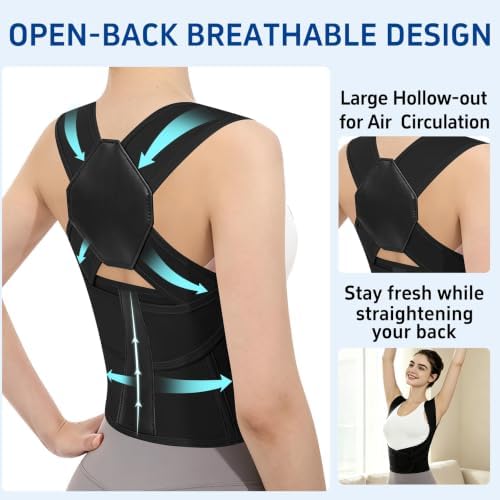Posture Corrector for Women and Men Upper Back Brace Straightener Scoliosis