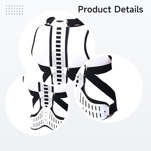Back Posture Corrector for Women & Men, Hunchback Corrector with Aluminum Support, Adjustable Back Brace for Kyphosis, Upright Spine Support, Soft Shoulder Straps, Mesh Comfort