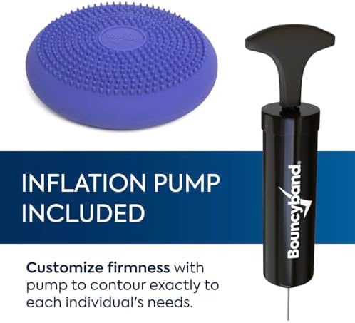 BouncyBand Wiggle Seat, Purple, 1-Pack – Small 10.75” D x 2.5” H