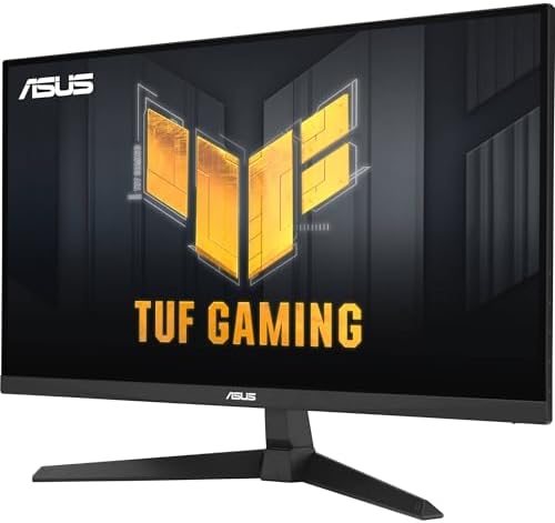 ASUS TUF Gaming 27" FHD IPS Monitor with 1ms Response Time, 180Hz Refresh Rate, Anti Glare, Flicker Free, VESA Mount (100mm), Displayport, HDMI, Black Color w/DKZ Hub & ErgoFlexy Single Mount Arm